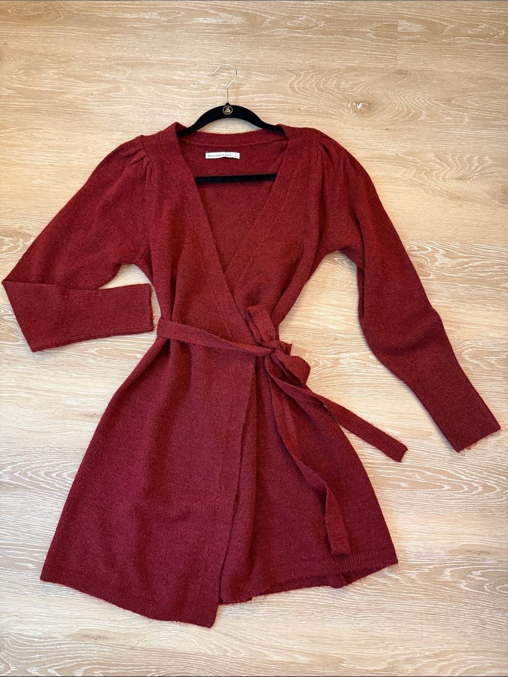 Abercrombie & Fitch Wrap Sweater Dress Small